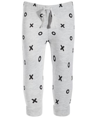 First Impressions - Baby Boys XO-Print Jogger Pants