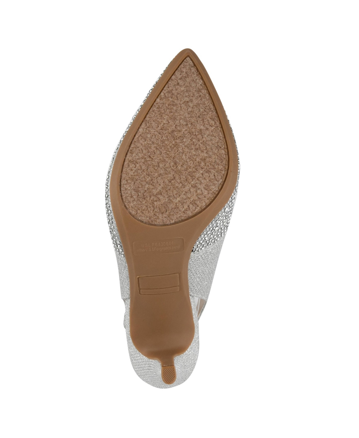 Jones New York Women's Bernie Pointed Toe Slingback Dress Pumps - Silver-Tone