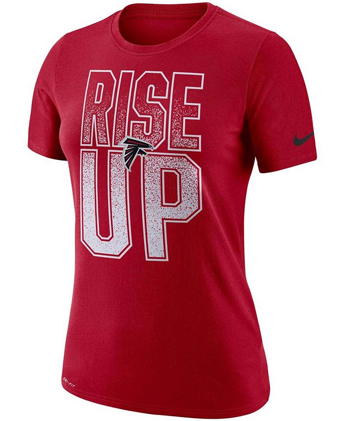 Nike Women's Red Atlanta Falcons Local Verbiage Performance T-shirt ...