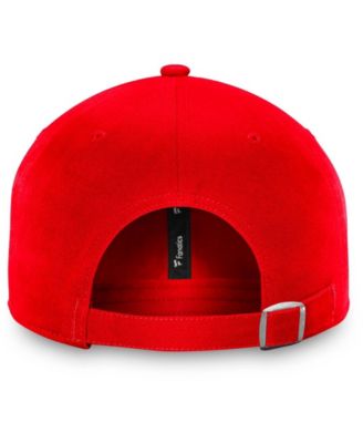 Men's Red Washington Capitals Core Primary Logo Adjustable Hat