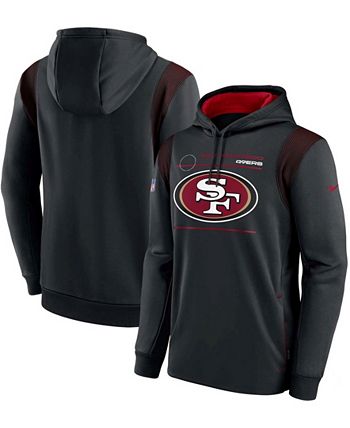 Nike Men's Black San Francisco 49Ers Sideline Logo Performance Pullover  Hoodie - Macy's
