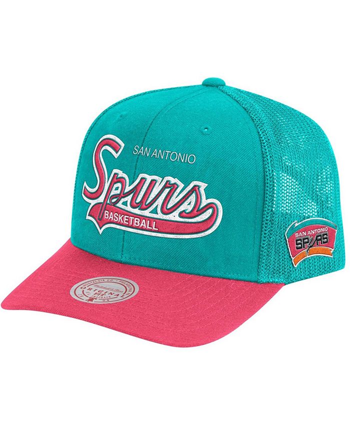 Men's Mitchell & Ness Blue San Antonio Spurs Hardwood Classic