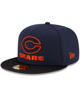 New Era Men's Navy, Black Chicago Bears 2021 NFL Sideline Road 59FIFTY ...