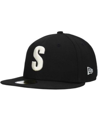 Seattle Steelheads New Era Black/White Cooperstown 59FIFTY Fitted Hat