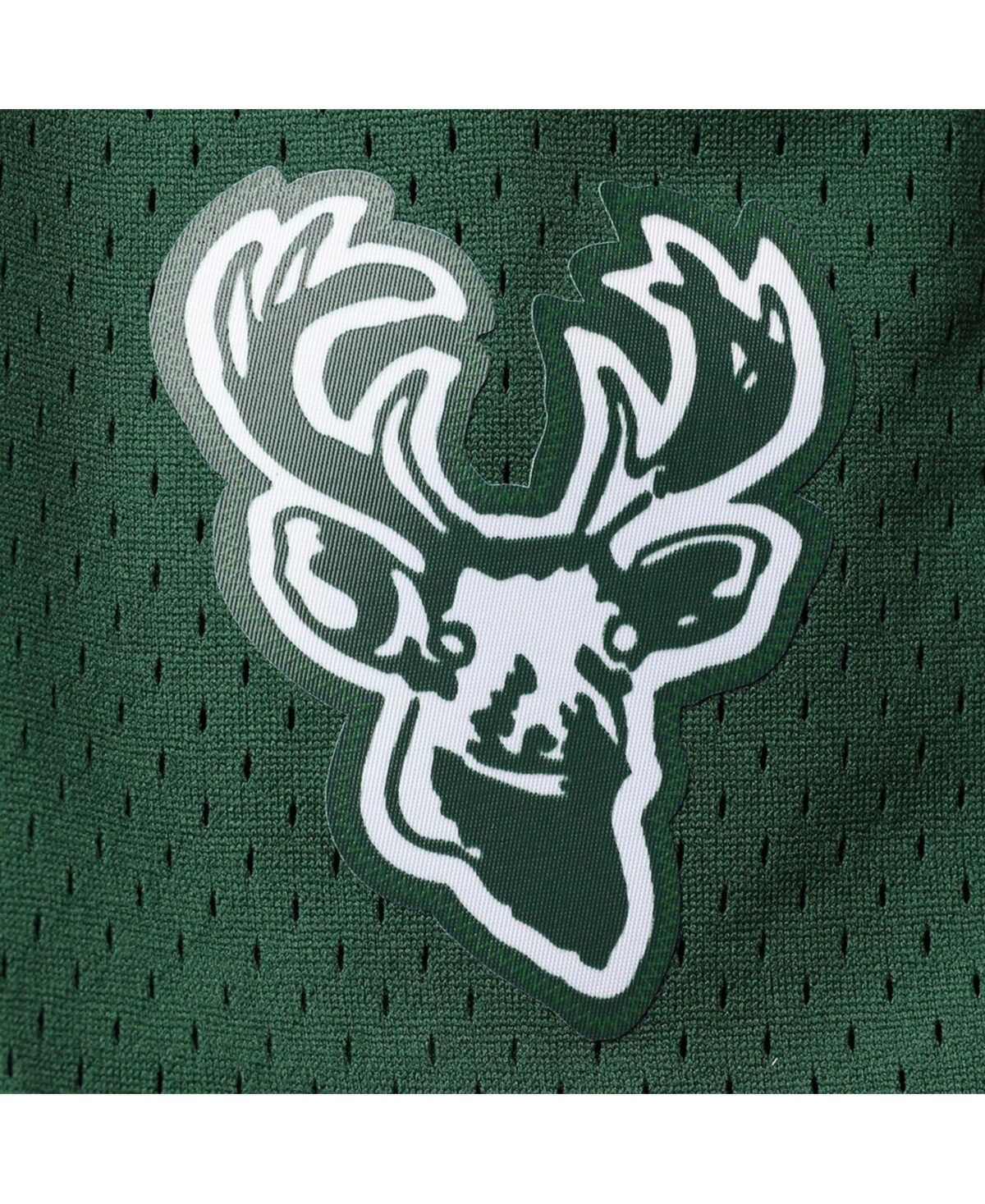 Men'sMilwaukee Bucks Hardwood Classics Primary Logo Swingman Shorts - Hunter Green