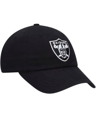 Women's Black Las Vegas Raiders Miata Clean Up Primary Adjustable Hat