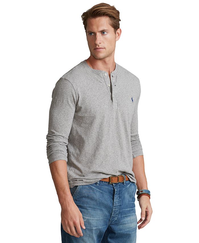 Polo Ralph Lauren Men's Slub Jersey Henley Shirt & Reviews - T-Shirts - Men  - Macy's