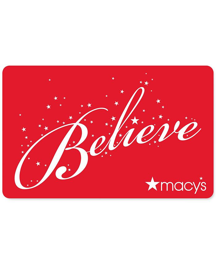 Macy's Believe EGift Card Macy's