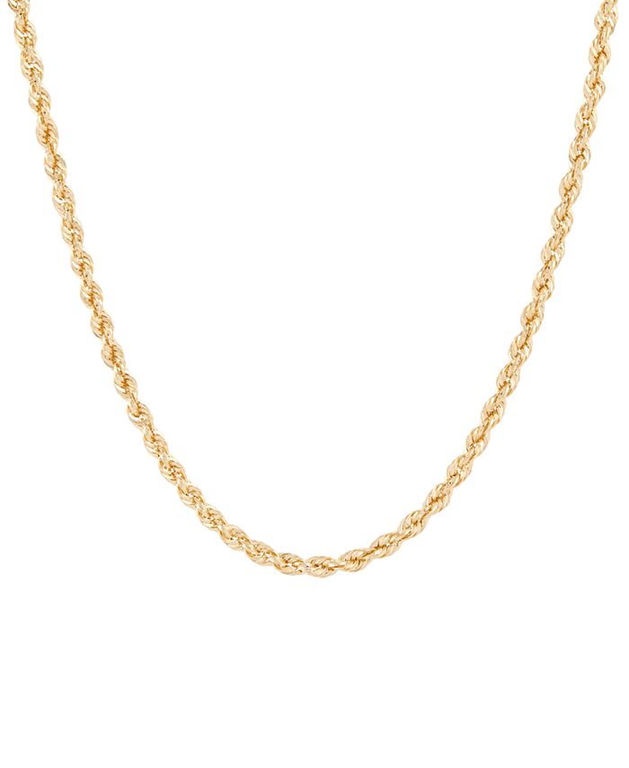 Macy's - Rope Link 22" Chain Necklace in 10k Gold