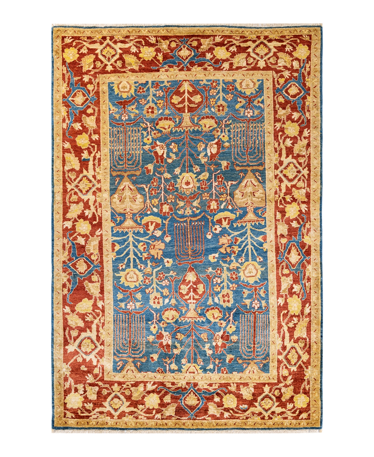 Closeout! Adorn Hand Woven Rugs Eclectic M1466 6'3in x 9'4in Area Rug - Mist