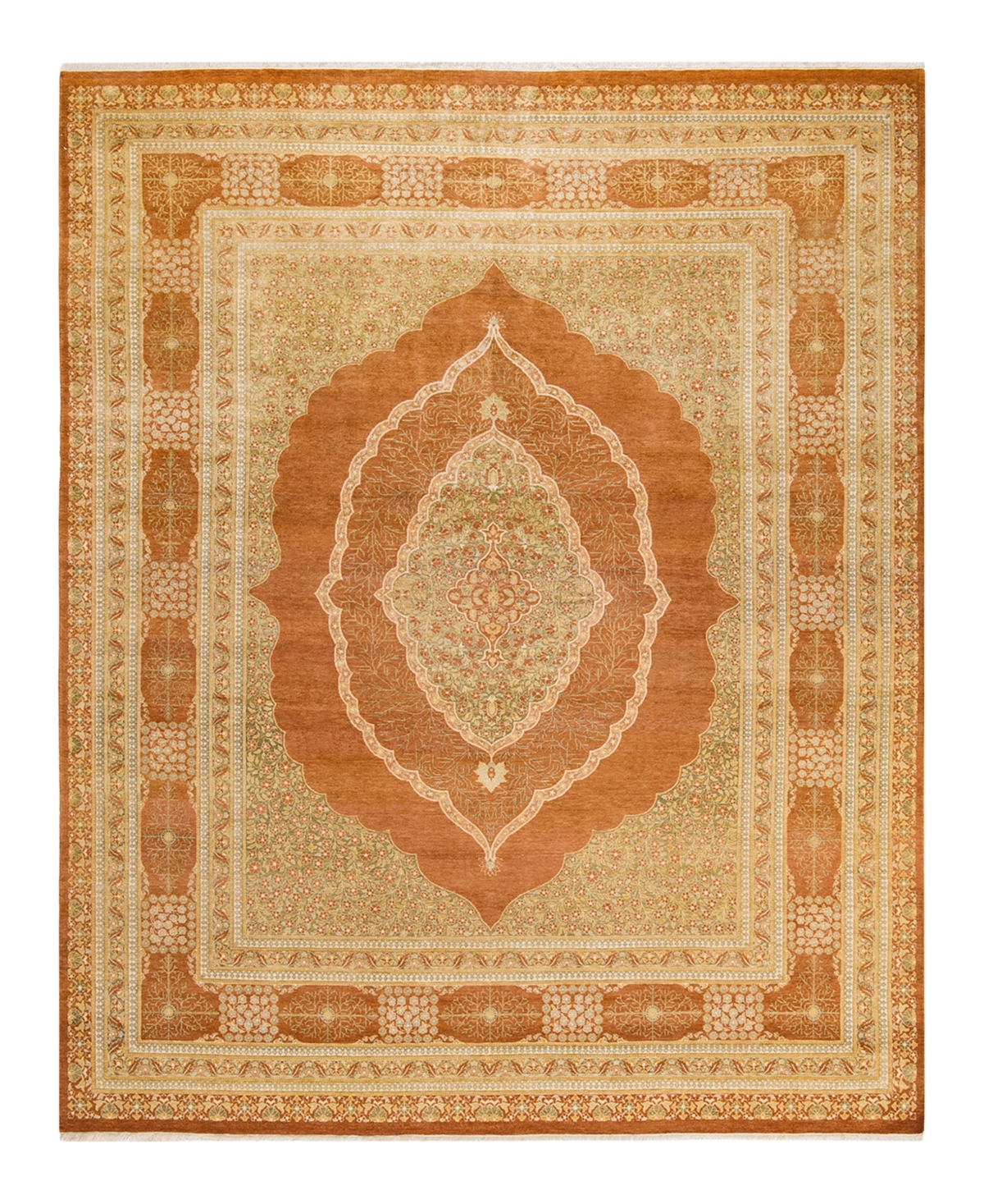 Closeout! Adorn Hand Woven Rugs Mogul M1494 8'3in x 10'2in Area Rug - Brown