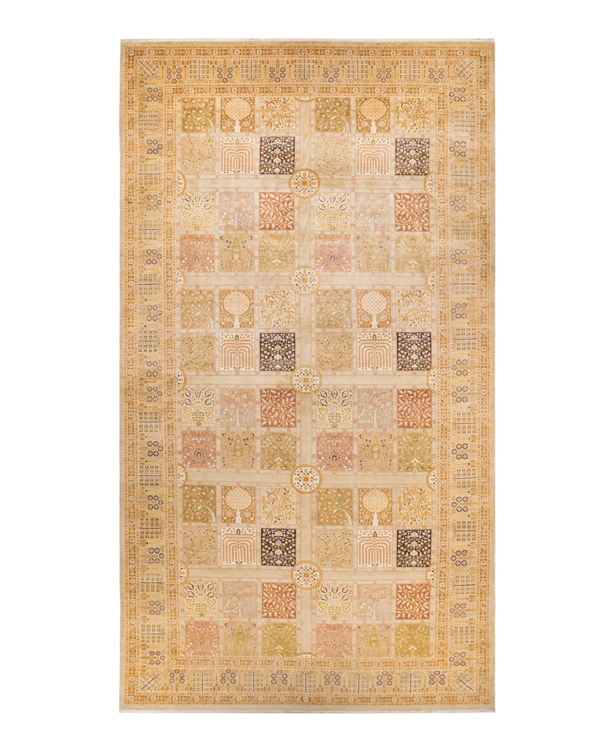 Closeout! Adorn Hand Woven Rugs Mogul M1550 9'2in x 17'5in Area Rug - Sand