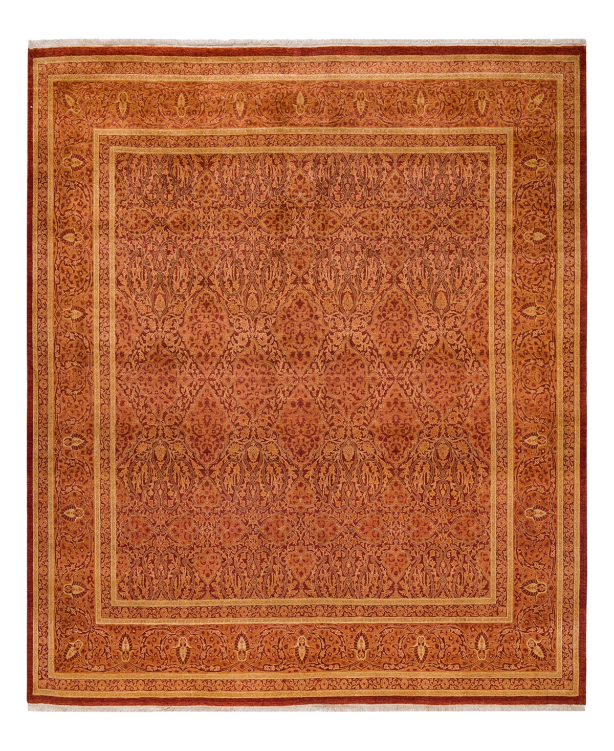 Closeout! Adorn Hand Woven Rugs Mogul M1583 8'2in x 8'3in Area Rug - Rust