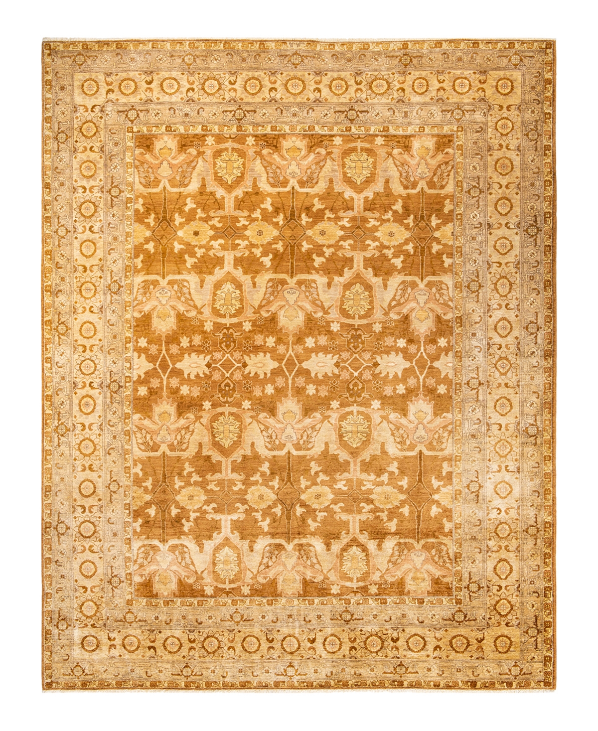 Closeout! Adorn Hand Woven Rugs Eclectic M1390 9'1in x 11'9in Area Rug - Yellow