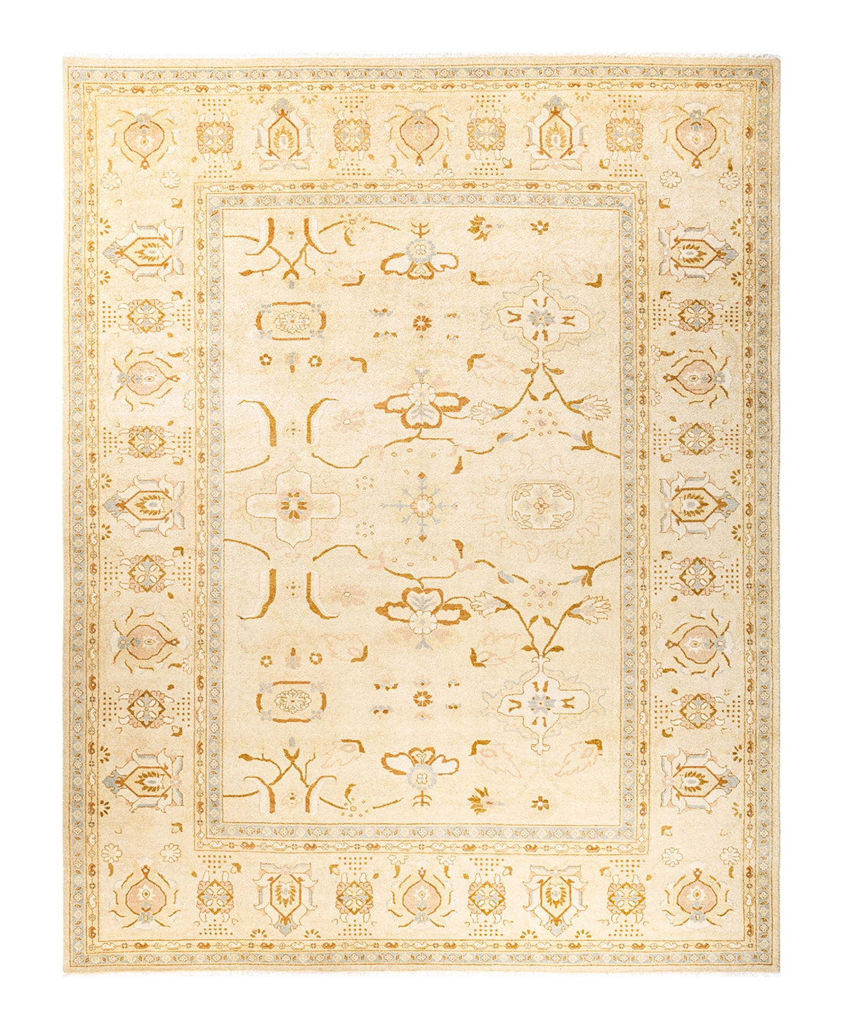 Closeout! Adorn Hand Woven Rugs Eclectic M1357 9'3in x 12'4in Area Rug - Ivory