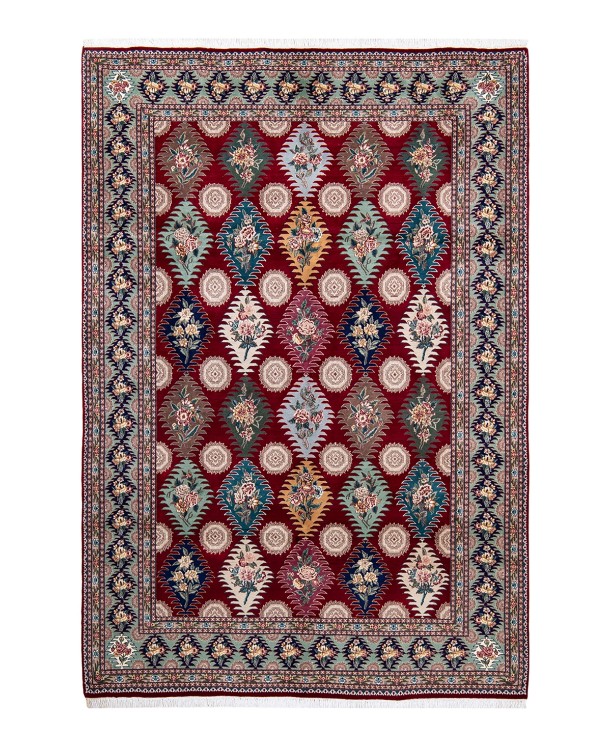 Closeout! Adorn Hand Woven Rugs Mogul M846 6'2in x 9'2in Area Rug - Red