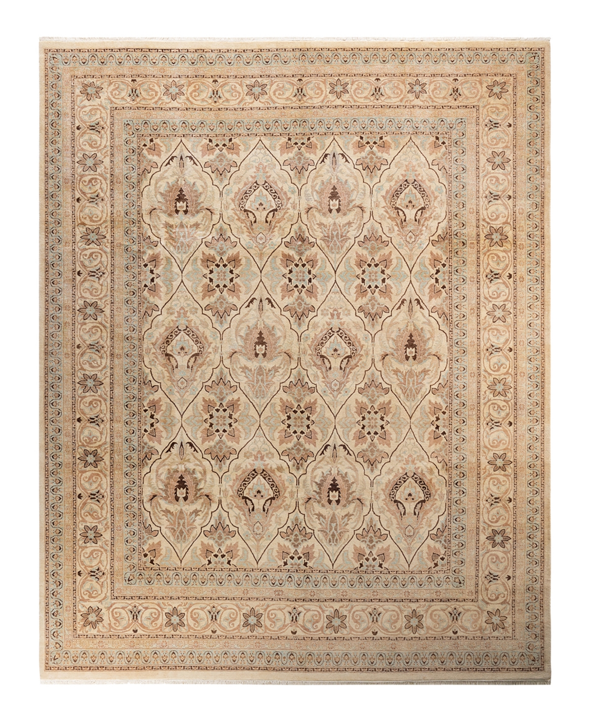 Closeout! Adorn Hand Woven Rugs Mogul M1460 9'2in x 11'9in Area Rug - Ivory