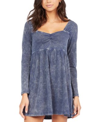 Roxy - Junior's Long-Sleeve Babydoll Dress