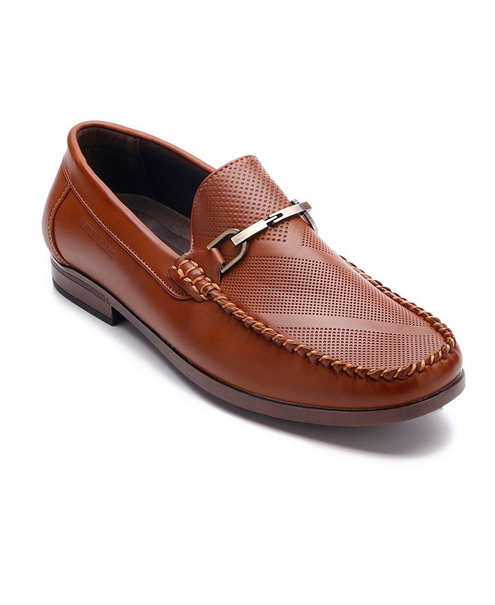 Aston Marc Men's Perforated Buckle Loafers - Macy's