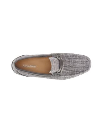 Men's Knit Lace-Strap Driving Loafer
