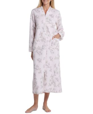 miss elaine floral print robe