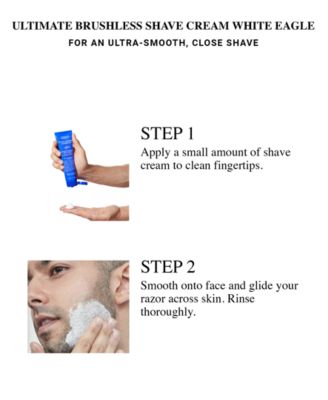 Ultimate Brushless Shave Cream with Menthol - White Eagle, 10-oz