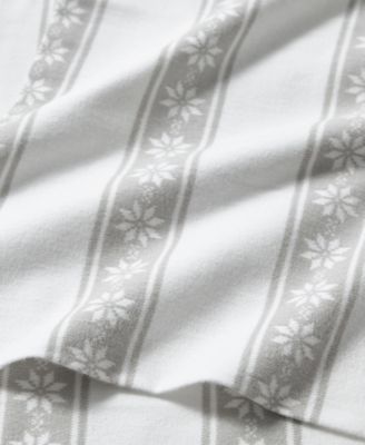 Printed Cotton Flannel 3-Pc. Sheet Set, Twin
