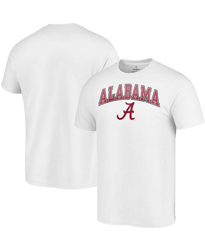 Fanatics Men's White Alabama Crimson Tide Campus T-shirt - Macy's