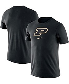 Men's Black Purdue Boilermakers Essential Logo T-shirt
