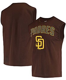 Men's Brown San Diego Padres Softhand Muscle Tank Top