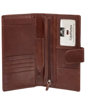 Men's Casablanca Collection Classic Passport Holder and Travel Organizer