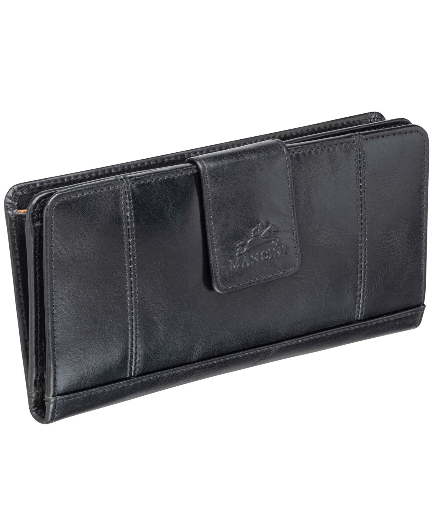 Мужской кошелёк Mancini Casablanca Collection Clutch Wallet, цвет: Чёрный — фото 2