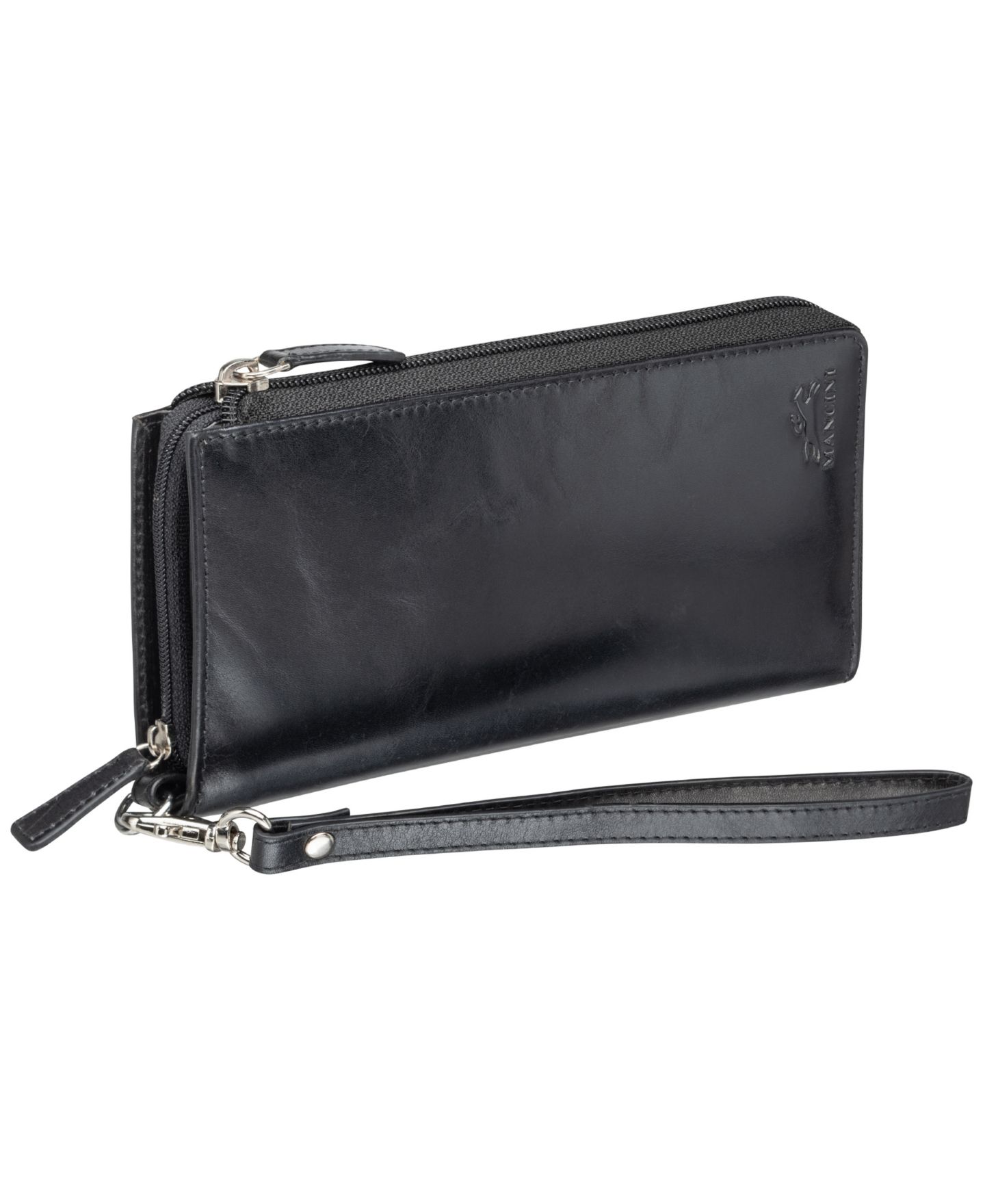 Мужской кошелёк Mancini Casablanca Collection Trifold Wallet, цвет: Чёрный — фото 2