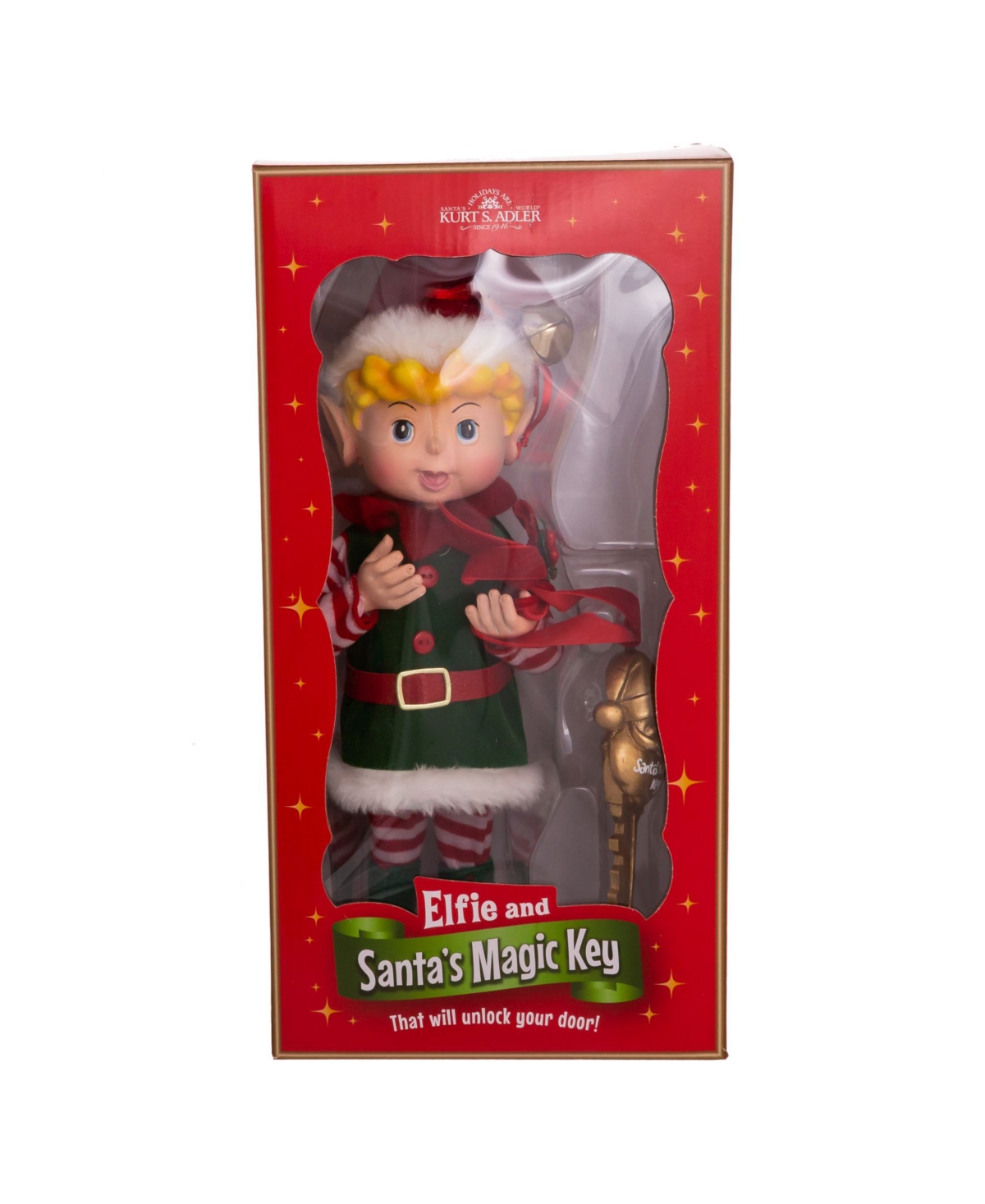 Kurt Adler Elfie with Magical Key