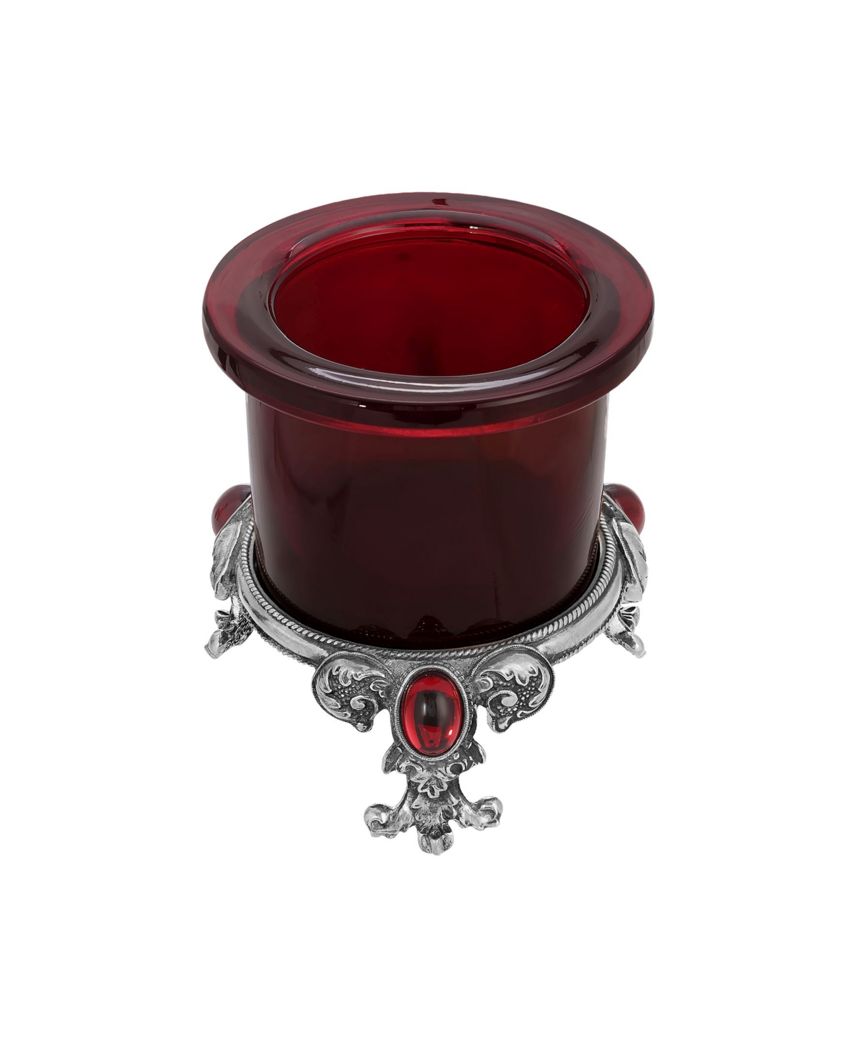 2028 Votive Candle Holder In Red