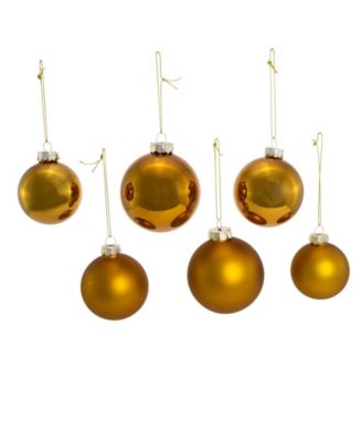 Kurt Adler 60-80 MM Shiny And Matte Glass Ball Ornaments 20 Piece Set ...