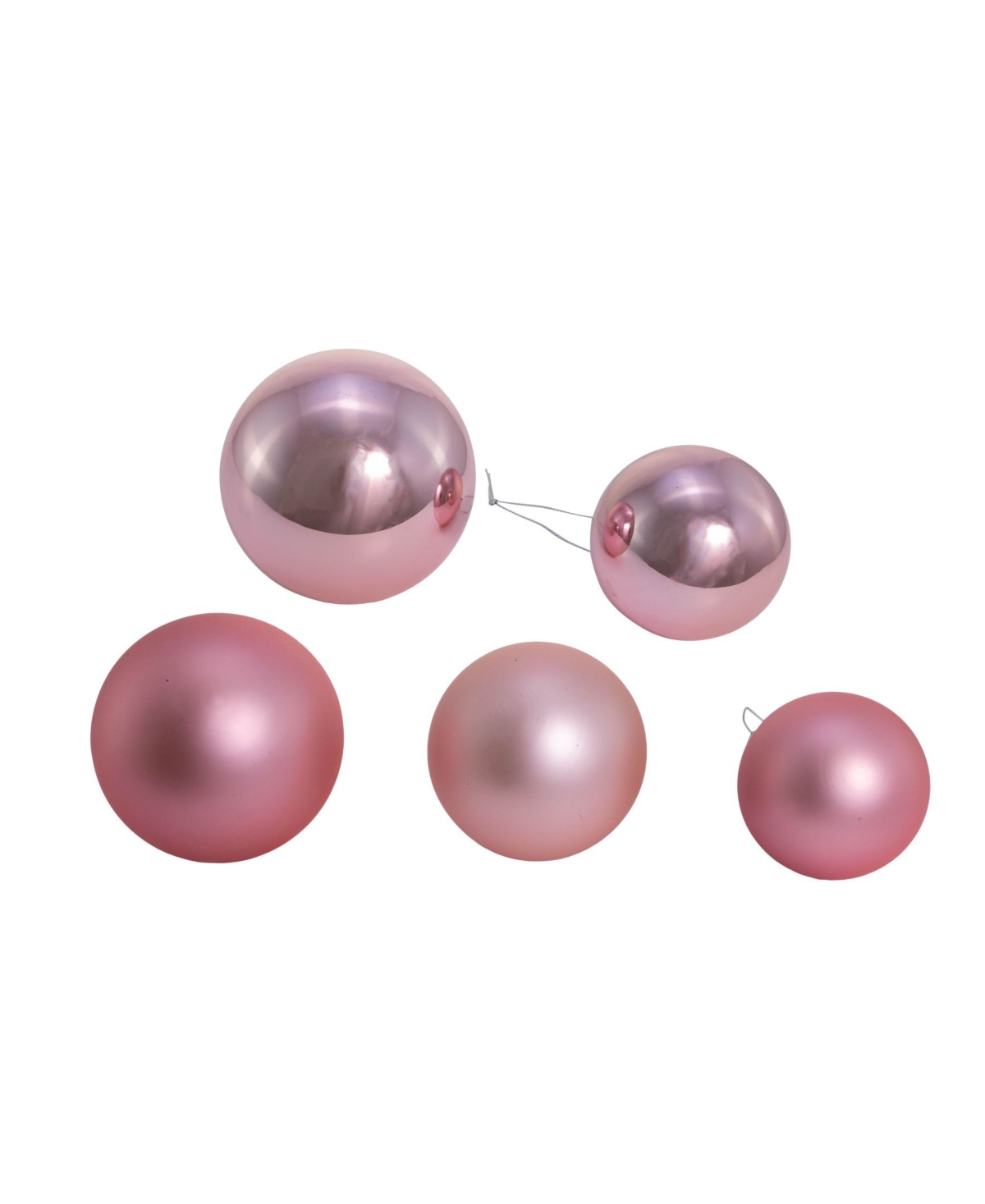 Kurt Adler 60-80 Shiny and Matte Glass Ball Ornaments 20 Piece Set