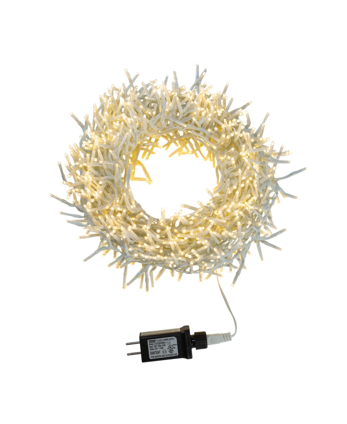 Kurt Adler 1000-Light Cluster Garland with Led Lights