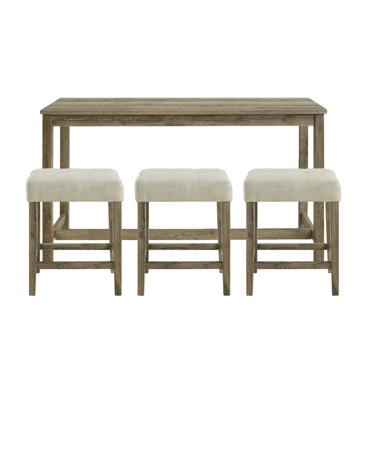 Picket House Furnishings Turner 4-Piece Multipurpose Bar Table Set