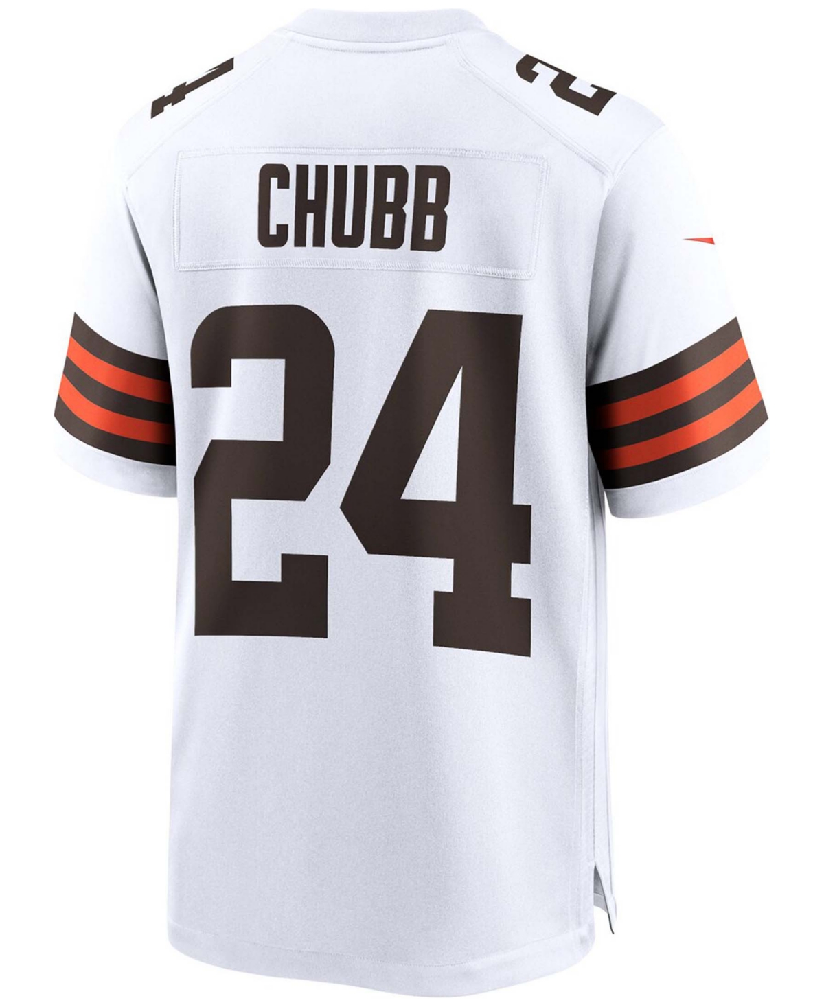Nike Men's Nick Chubb White Cleveland Browns Game Jersey -brwns