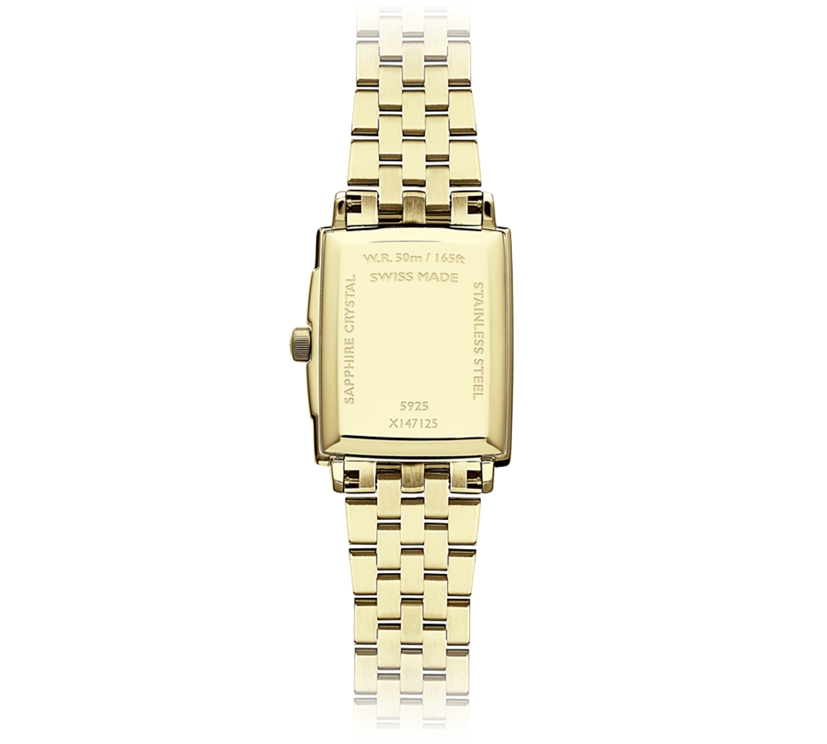 Shop Raymond Weil Women's Swiss Toccata Diamond (1/5 Ct. T.w.) Gold Pvd Stainless Steel Bracelet Watch 23x35mm In White