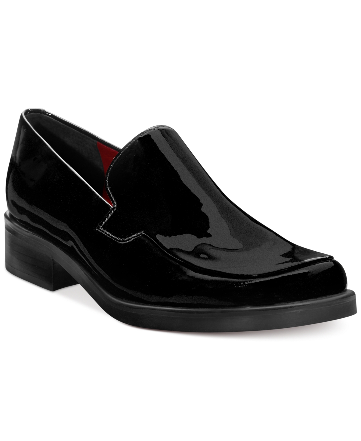 Women's Bocca Slip-on Loafers - Black Leather