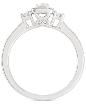 Diamond Engagement Ring (1/2 ct. t.w.) in 14k White Gold