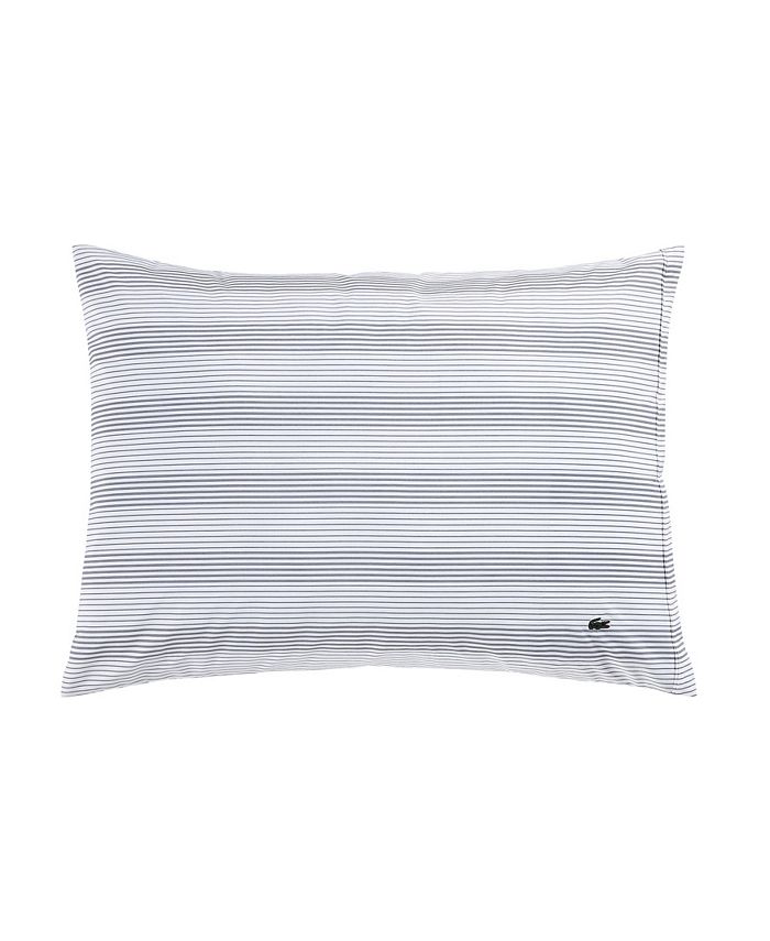 Lacoste Home Striped Cotton Percale 2Pc. Pillowcase Pair, King Macy's