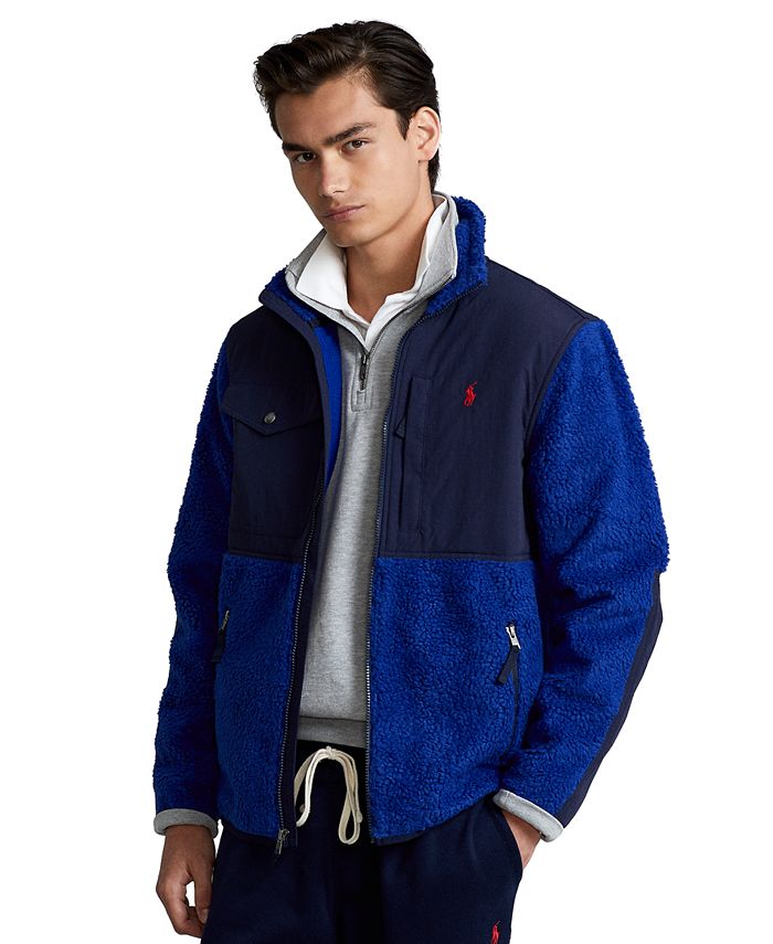 Polo Ralph Lauren Men's Hybrid Fleece Jacket - Macy's