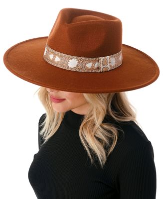 Marcus Adler Women\'s Wool Blend Felt Hat with Floral Print Band RUST il_fullxfull.6059855065_s6zw.jpg main image 3
