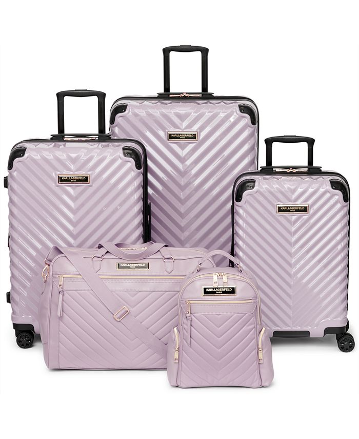 KARL LAGERFELD PARIS Karl Lagerfeld Chevron 21" Hardside CarryOn