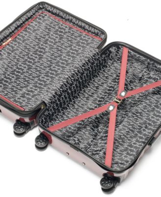 Karl Lagerfeld Chevron 25"  Hardside Spinner