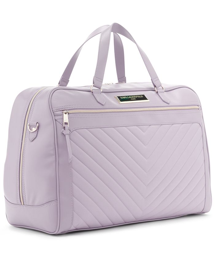 KARL LAGERFELD PARIS Karl Lagerfeld Chevron Duffel Macy's