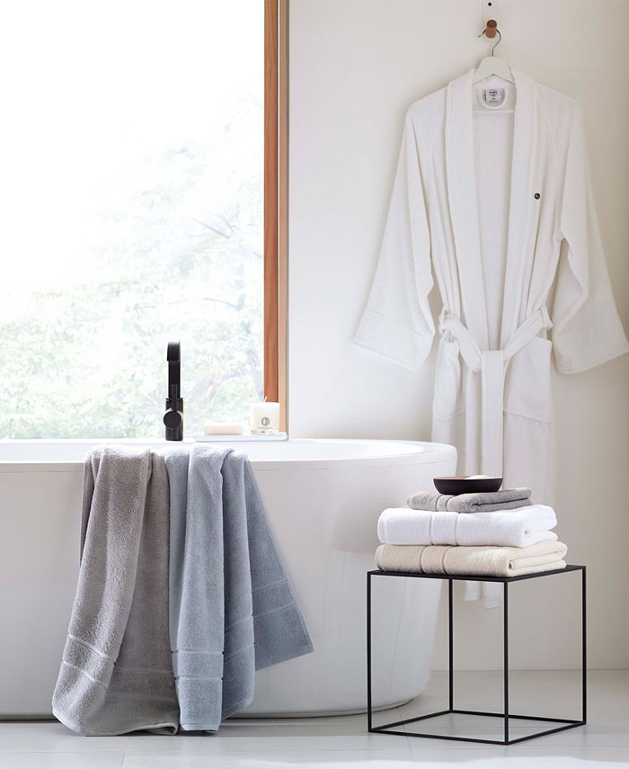 Clean Design Home x Martex Low Lint 100% Cotton Robe - Macy's